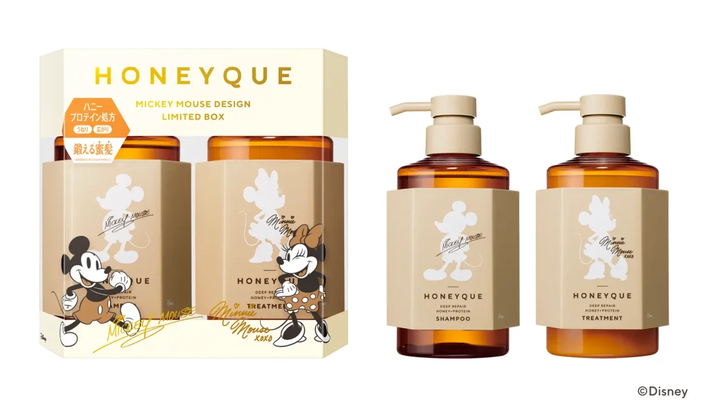 ハニーク　ミッキーマウスデザイン　限定キット honeyque」からディズニー限定デザイン発売