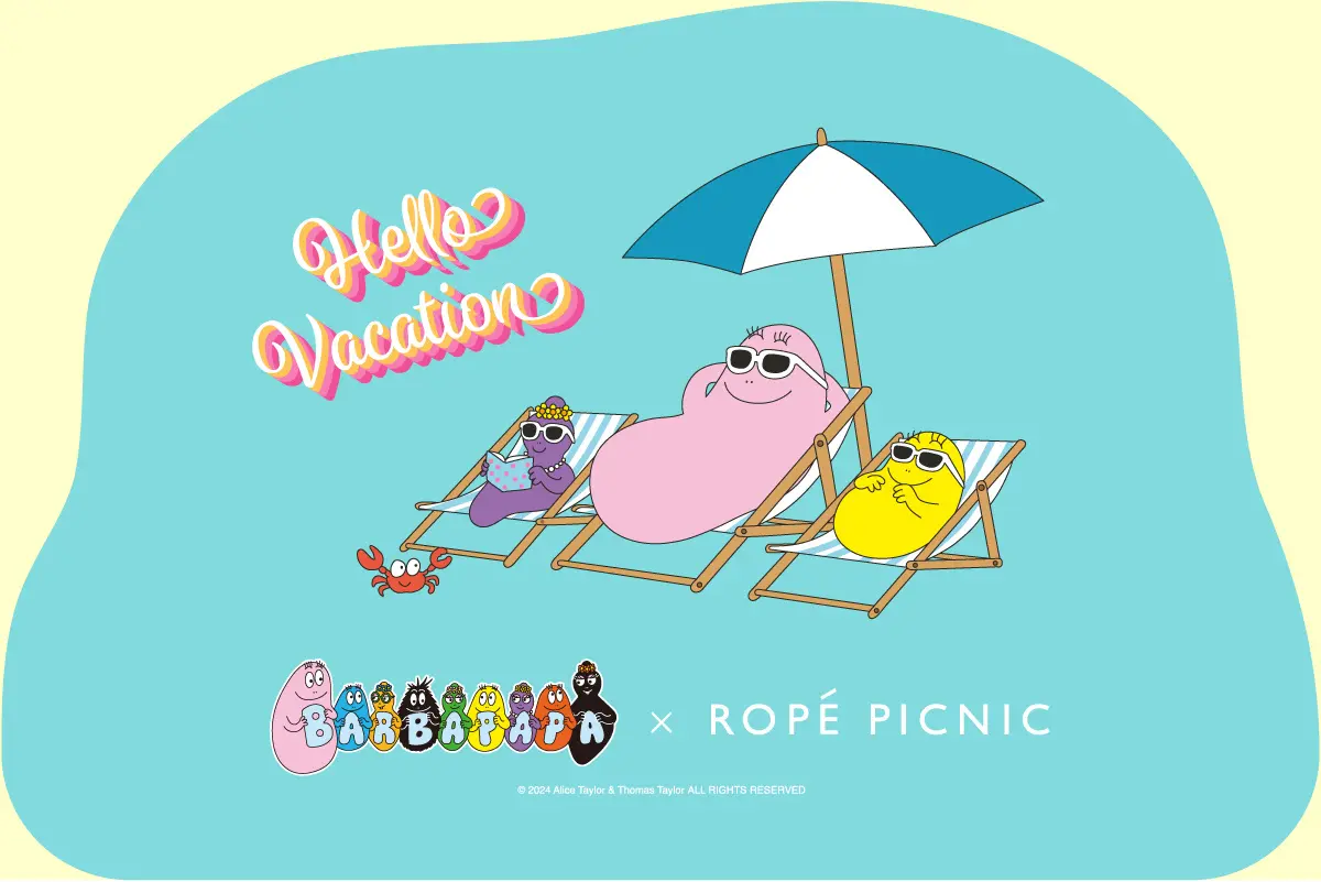 BARBAPAPAとROPE' PICNICのコラボアイテム発売