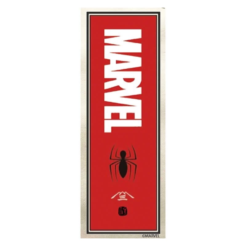 スパイダーマン 小型・ミニ浮世絵「MARVELロゴ（シート）」