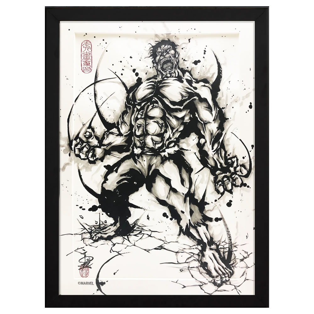 マーベル 武人画原画「ハルク」