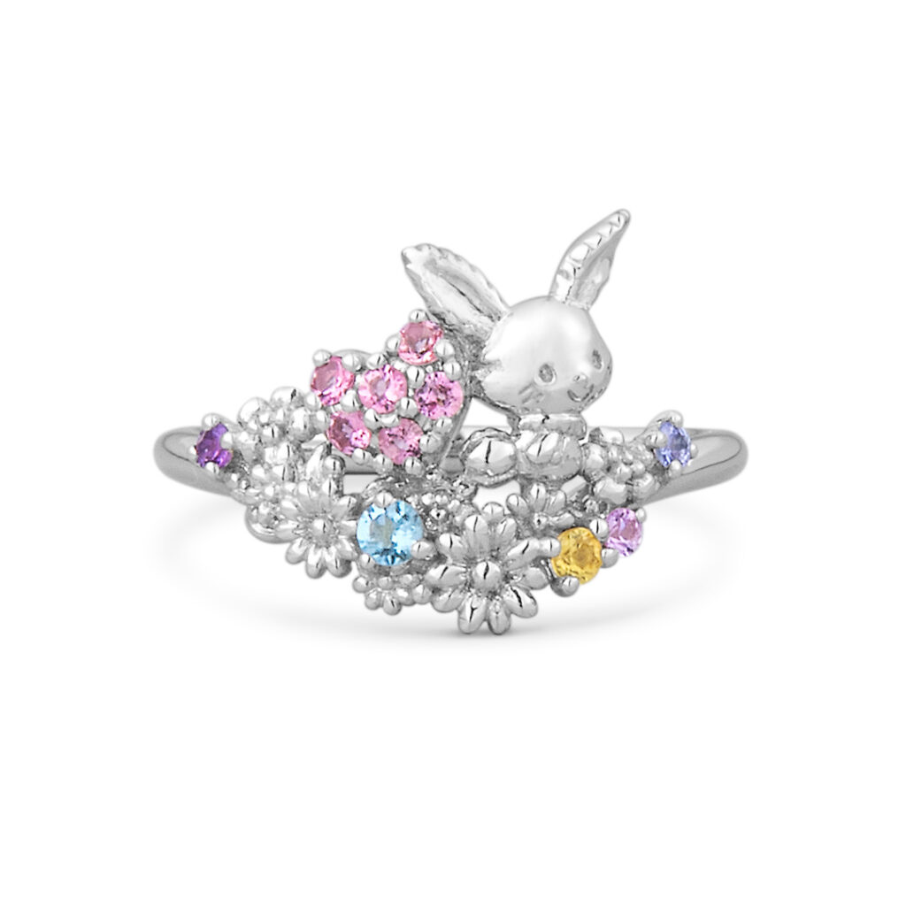 ウィッシュミーメル コラボ リング サンリオキャラクターズWish me mell リング シルバー - collabodb