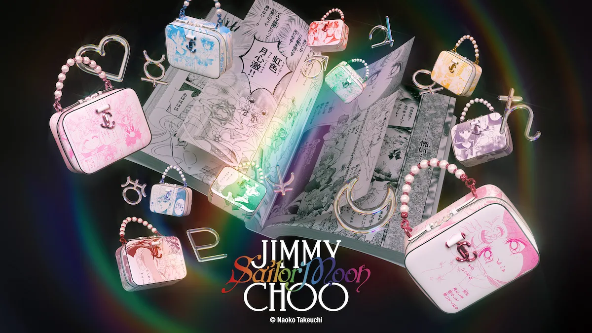 JIMMY CHOO ×『美少女戦士セーラームーン』のコラボ商品が発売