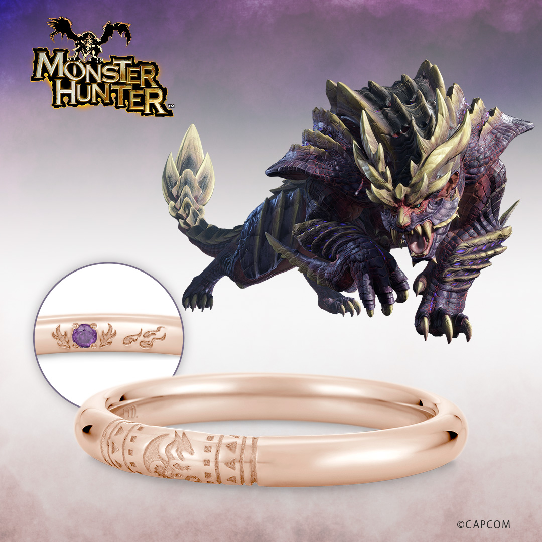 モンスターハンターハンターの指輪 マガイマガド K18ピンクゴールド