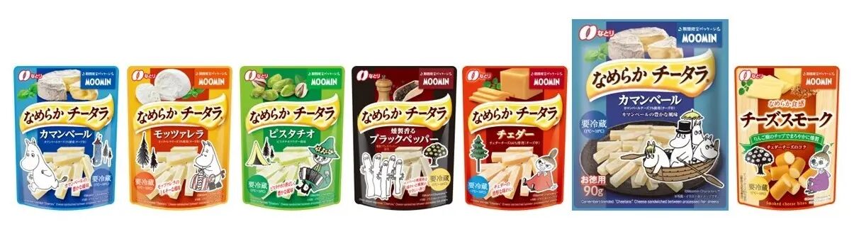 『ムーミン』×「なめらか チータラⓇ」　コラボパッケージが登場！
