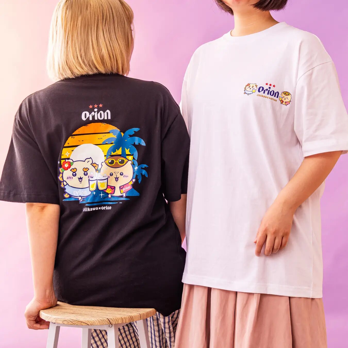 『ちいかわ』×オリオンビール| 沖縄らしさあふれるデザインTシャツを7月28日発売