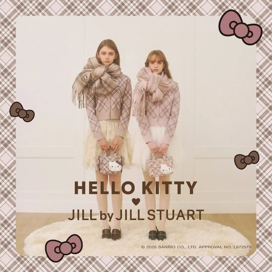 『ハローキティ』×JILL by JILL STUART｜チェック柄をテーマにした新作コラボが登場！