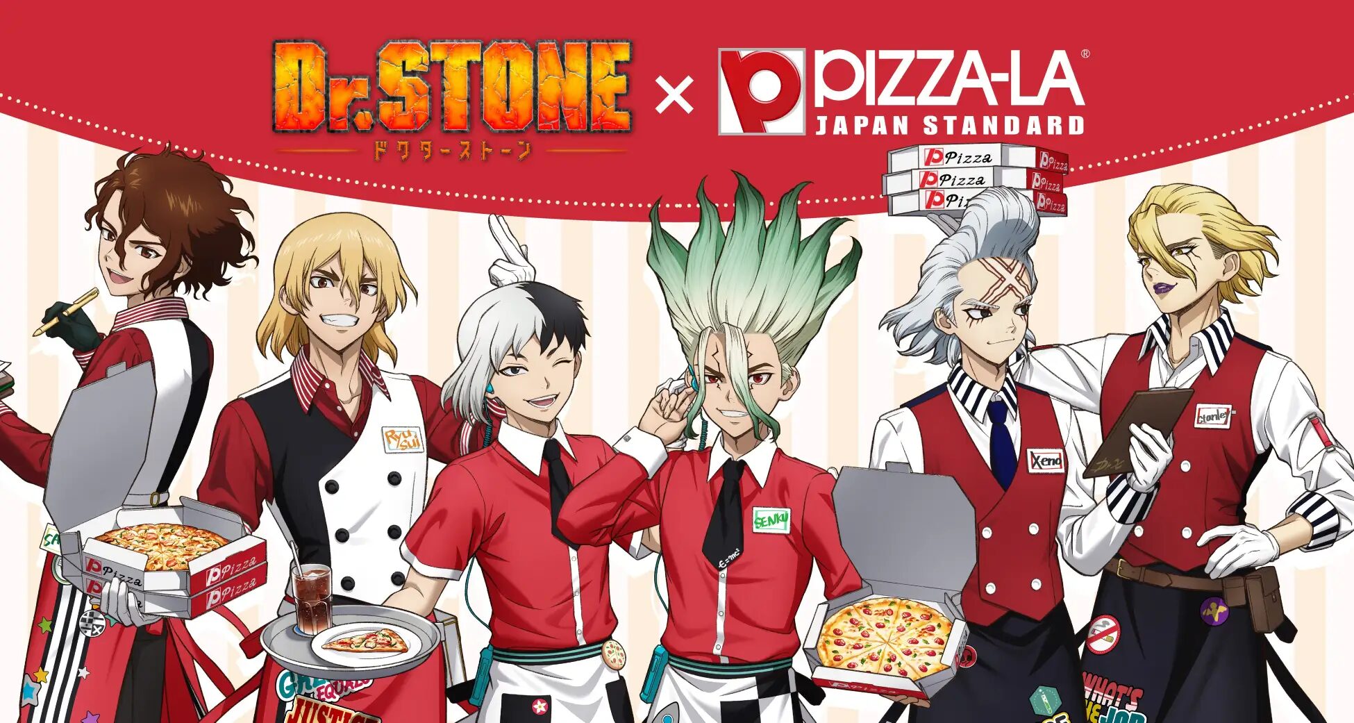 『Dr.STONE』×ピザーラ｜世界観を味わうコラボが登場！