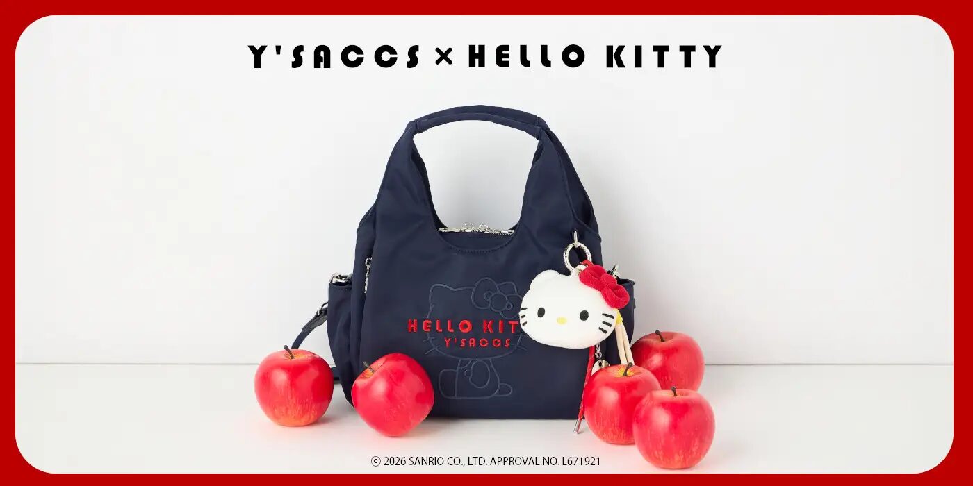 『ハローキティ』×Y'SACCS｜初のコラボレーションバッグ好評発売中！