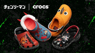 『チェンソーマン』×クロックス｜デンジ、パワー、ポチタをフィーチャーした全4モデルと限定ジビッツ™ チャームが登場！